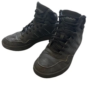 Adidas Hoops 3.0 Mid Para Hombre Talla 8.5 GV6683 Negro Zapatos de Baloncesto Tenis - Imagen 1 de 8