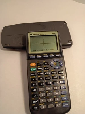 Guarantee 100% Working Texas Instruments TI-83 Graphing Calculator With Cover  - Image 1 of 4