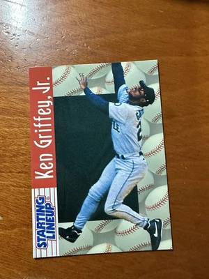 Tarjeta Kenner SLU 1997: KEN GRIFFEY Jr. Mariners, alineación inicial Oddball Salón de la fama Foto 1 de 2