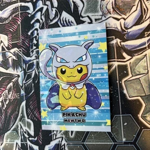 Pikachu Mewtwo Poncho Cracked Ice Holo Pokemon Datenbank Weihnachten - Bild 1 von 3