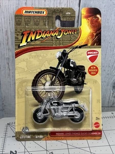 Neue Matchbox Indiana Jones Motto Ducati Scrambler - Bild 1 von 5