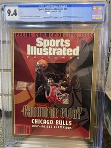 Michael Jordan Sports Illustrated CGC 9.4 Newsstand 6/17/1998 Chicago Bulls - Picture 1 of 7