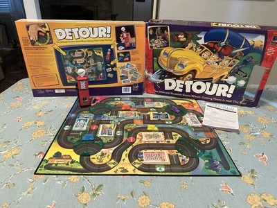 Vtg 1999 Detour: The Ultimate Vacation Board Game DaMert 90s RARE! Preowned  - Image 1 of 4