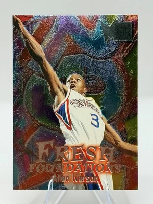 ALLEN IVERSON ROOKIE FLEER METAL HOLO FOIL RC BASE FRESCA - 76ERS #236 Foto 1 de 2
