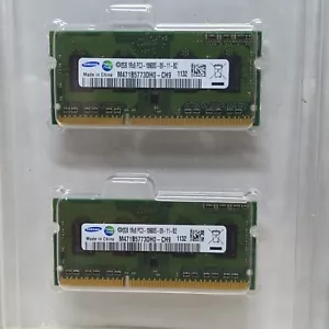 Samsung DDR3 4GB PC3-10600 S Sodimm Laptop Memory 2 Stick RAM Kit - Picture 1 of 3