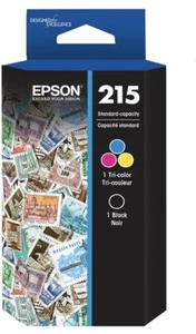 New EPSON 215 Ink Standard Capacity Black & Color Cartridge Combo Pack (T215120- - Picture 1 of 5