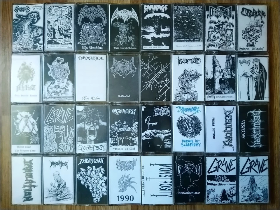 4 of 80 Tapes Lot Crematory Dismember Carnage Grave Immolation Gorefest Sinister - Image 1 of 1