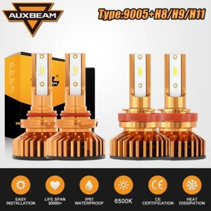 Auxbeam LED Headlight Bulbs Kit 9005+H11 Lights For Dodge Ram 1500 2500 3500 - Picture 1 of 12