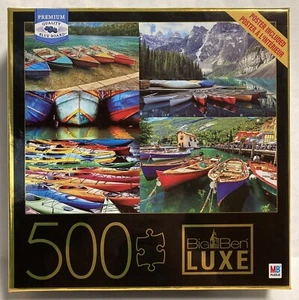 Rompecabezas de lujo Milton Bradley Big Ben 6056441 barcos 500 piezas nuevo en caja sellado - Imagen 1 de 4