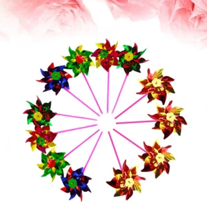 20pcs Windmills Wind Spinners Yard Garden Colorful Diy Windmill - Picture 1 of 11