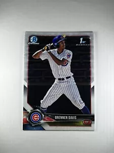2018 1st Bowman Draft Chrome Brennen Davis Chicago Cubs BDC-47 - Picture 1 of 6