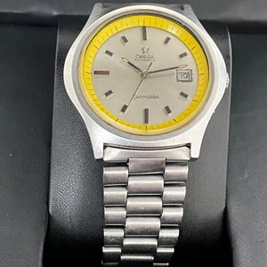 Rare Vintage Omega Seamaster Big Yellow c. 1971 Automatic ref. Omega 166.092 - Picture 1 of 12