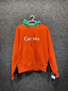 Champion Karotten Herren Größe kleiner Hoodie schwer dick warm orange Jacke - Bild 1 von 7