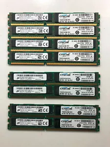 8 x 8GB Micron/Crucial PC3L-12800R ECC Low Profile Server RAM MR17-04 - Picture 1 of 5