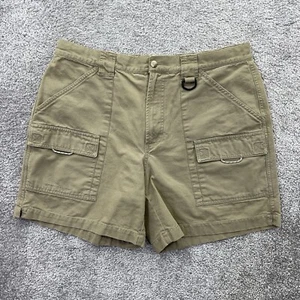 Columbia Shorts Womens XL 6" Beige PFG Brewha Cargo Canvas Fishing Hiking FL4523 - Picture 1 of 12
