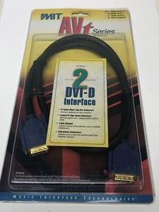 MIT AVT 2   CABLE DVI-D COMPUTER CABLE HIGH END 1M 3.3 FT NEW - Imagen 1 de 1