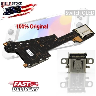 Micro SD Reader Game Card Cartridge Board Charging Port For Nintendo Switch OLED - Image 1 of 4