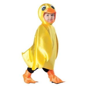 Yellow Ducky Halloween Costume Duck Dress Up Birthday Costume 18-24 mons Toddler - Picture 1 of 2