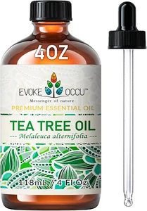 Tea Tree Oil 118Ml, Olio Essenziale Tea Tree Puro per Funghi Unghie, Pelle, Cape - Foto 1 di 12