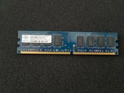 Nanya  2GB DIMM - PC2-6400/800MHz - DDR2 Memory (NT2GT64U8HD0BY-AD) - Image 1 of 3