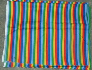Fabric Blank Quilting Fiesta Stripes Pattern 6802 4 1/2 Yds 45 Inches W Cotton - Picture 1 of 2