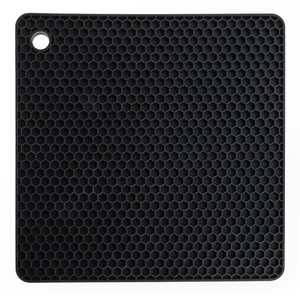 Kochblume Waben-Untersetzer quadratisch Anthrazit 19x19 cm Silikon 20106.10 - Bild 1 von 1