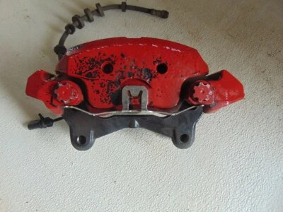 Audi S4 2010 pinza de conductor delantera izquierda roja 8K0105T Foto 1 de 4