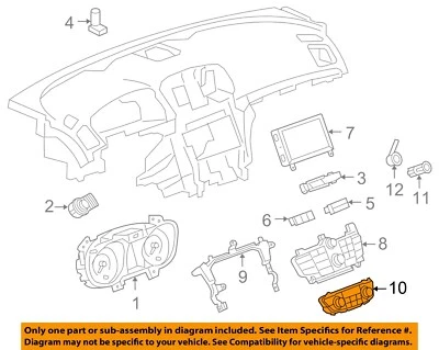 Interruptor selector de aire acondicionado usado se adapta a: Buick Regal 2011 control automático y auxiliar Foto 1 de 3