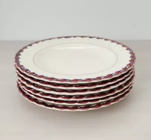 Set of 6 Vernon Kilns California Monterey Bread/Appetizer Plates - Picture 1 of 8