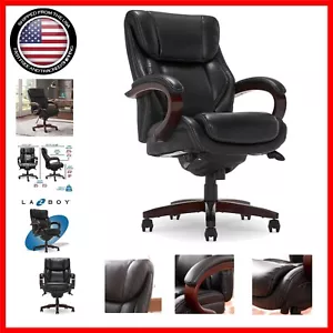 Classic Ergonomic Office Chair - Memory Foam, Real Wood, Waterfall Edge - Picture 1 of 11