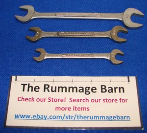 3 vintage CRAFTSMAN V OPEN-END COMBINATION WRENCH (S) - Picture 1 of 3