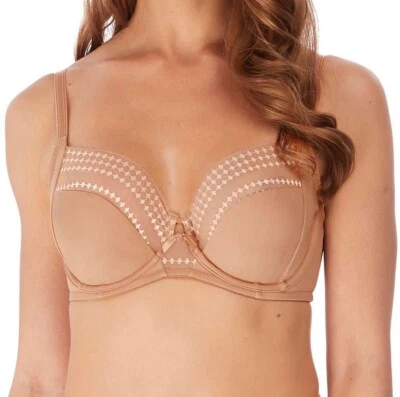 Wacoal Respect Bra Praline Size 34E Underwired Full Cup Side Support 143001 New - Image 1 of 4