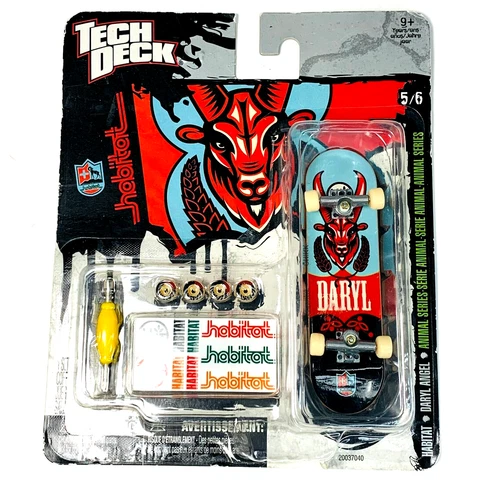 TECH DECK HABITAT DARYL ANGEL FINGERBOARD SKATEBOARD ANIMAL SERIES PKG WEAR Cover