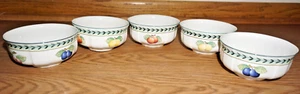 VILLEROY & BOCH FRANZÖSISCHER GARTEN FLEURENCE OBSTSCHALE 4,5" 5ER SET NEU - Bild 1 von 4