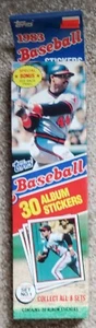 1983 Topps Baseball Stickers 30 Count Jackson Front Fernando Valenzuela Back - Picture 1 of 2