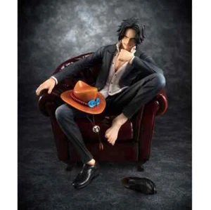 One Piece Excellent Model P.O.P S.O.C PVC Statue 1/8 Portgas D. Ace (14cm) - Picture 1 of 3
