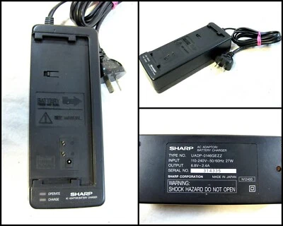 Original Sharp UADP-0146GEZZ AC Adaptor Battery Charger for Camcorder (6V 2A) - Image 1 of 2