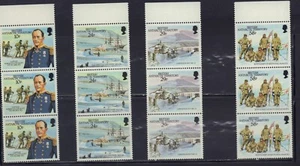 BRITISH ANTARTIC TERRITORY 1987 SCOTT EVANS 137-140 STRIP X 3 SET MINT MNH - Picture 1 of 1