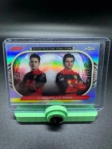 2022 Topps Chrome F1 Formula 1 Constructor Coalition Leclerc Sainz CC-SF - Bild 1 von 1