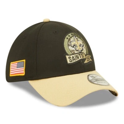 Кепка мужская New Era 39IRTY New Orleans Saints Salute Service золотая размер S/M - Изображение 1 из 4
