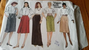  Vogue 1023 Gr. 12 14 16 Miss Rock gerade oder A gefüttert 5 verschiedene Längen  - Bild 1 von 3