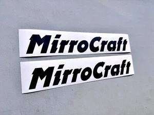 Mirrocraft Boat Decals SET OF 2 Vinyl Decal Stickers - Picture 1 of 3