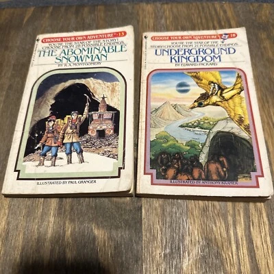 Choose Your Own Adventure “The Abominable Snowman”/“Underground Kingdom” Books - Image 1 of 4