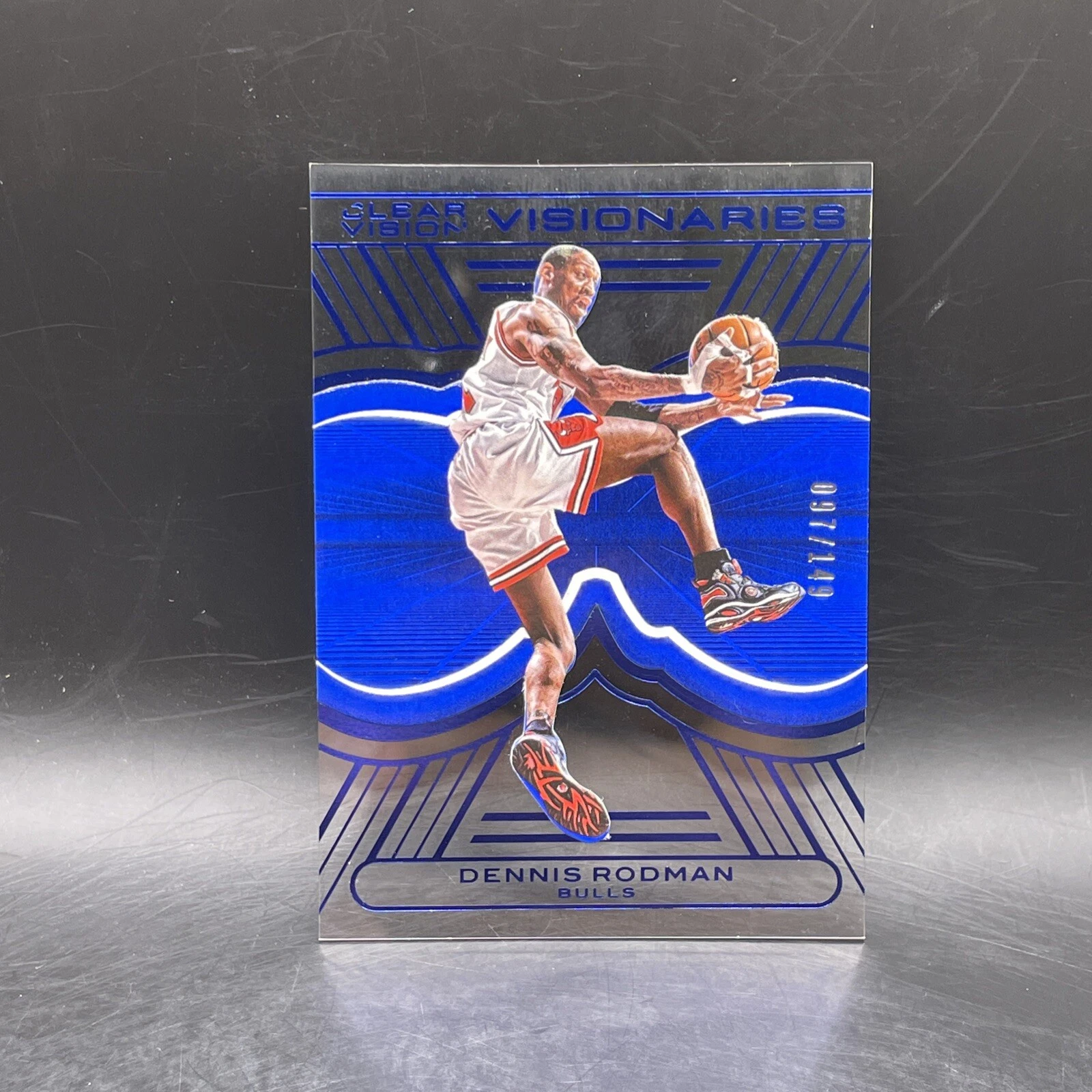 2015-16 Panini Clear Vision Visionaries Blue Dennis Rodman /149