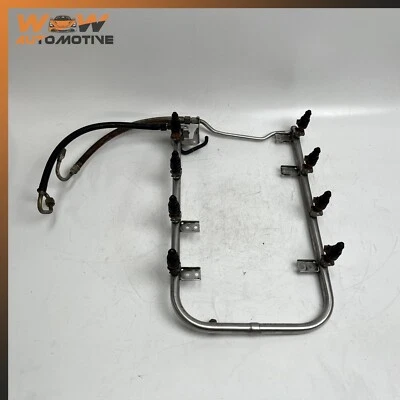 94-95 MERCEDES-BENZ R129 SL500 M119 MOTOR RIEL DE COMBUSTIBLE CON INYECTORES OEM Foto 1 de 4