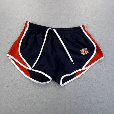 Auburn Tigers Running Shorts Womens Medium Blue Orange White NCAA College Soffe - Image 1 of 4