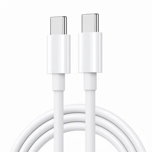 USB C a USB C Cable de Datos Carga Rápida 1m 2m Cable 60W para Samsung Xiaomi Apple - Imagen 1 de 21