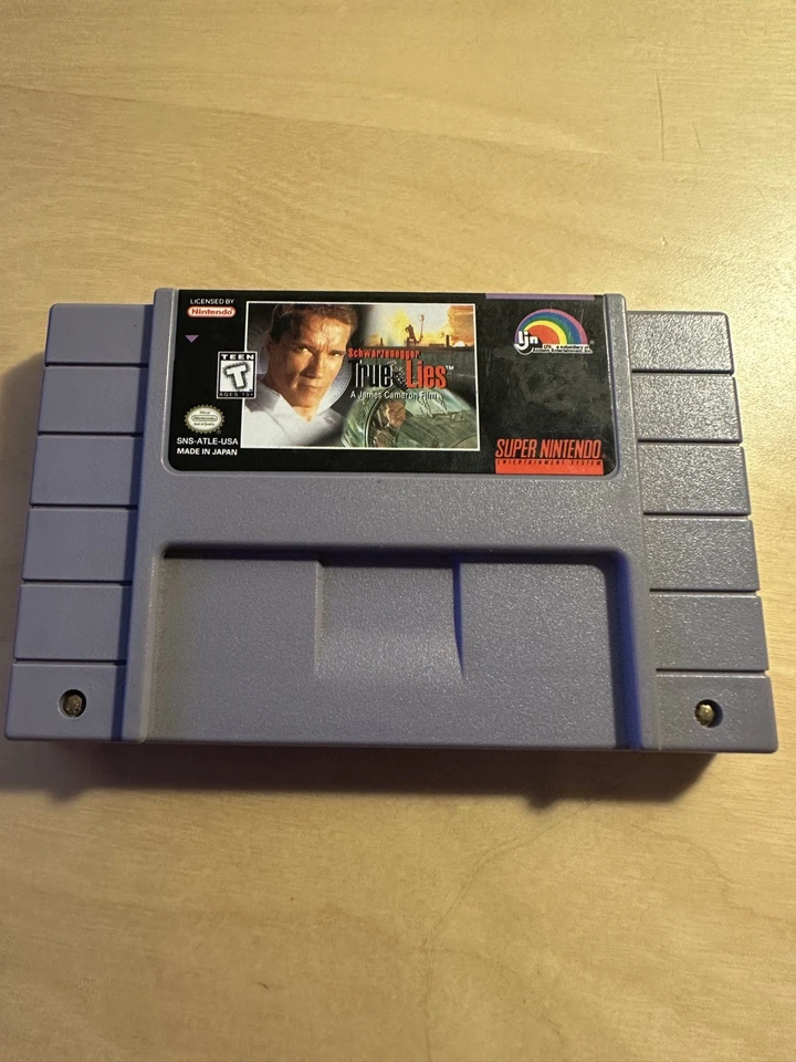 True Lies - AUTHENTIC and TESTED (Super Nintendo Entertainment System, 1995) - Image 1 of 4