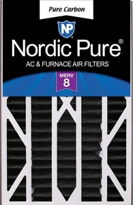 Air Bear Cub 16x25x3 Replacement Carbon Odor Reduction Merv 8 Air Filter 1 Pack - Picture 1 of 7