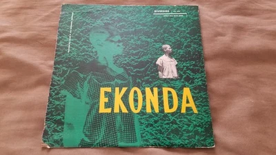 EKONDA: Tribal Music of the Belgian Congo 1956 Riverside African Mono LPRLP-4006 - Image 1 of 4